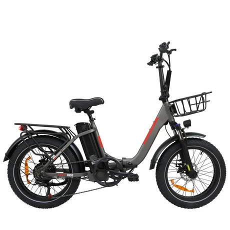BAOLUJIE DZ-2030 Foldable Fat Electric Bike 20inch | 48v 500w rear hub | Disc Brake | 13Ah lithium battery - Rich Bit eBike
