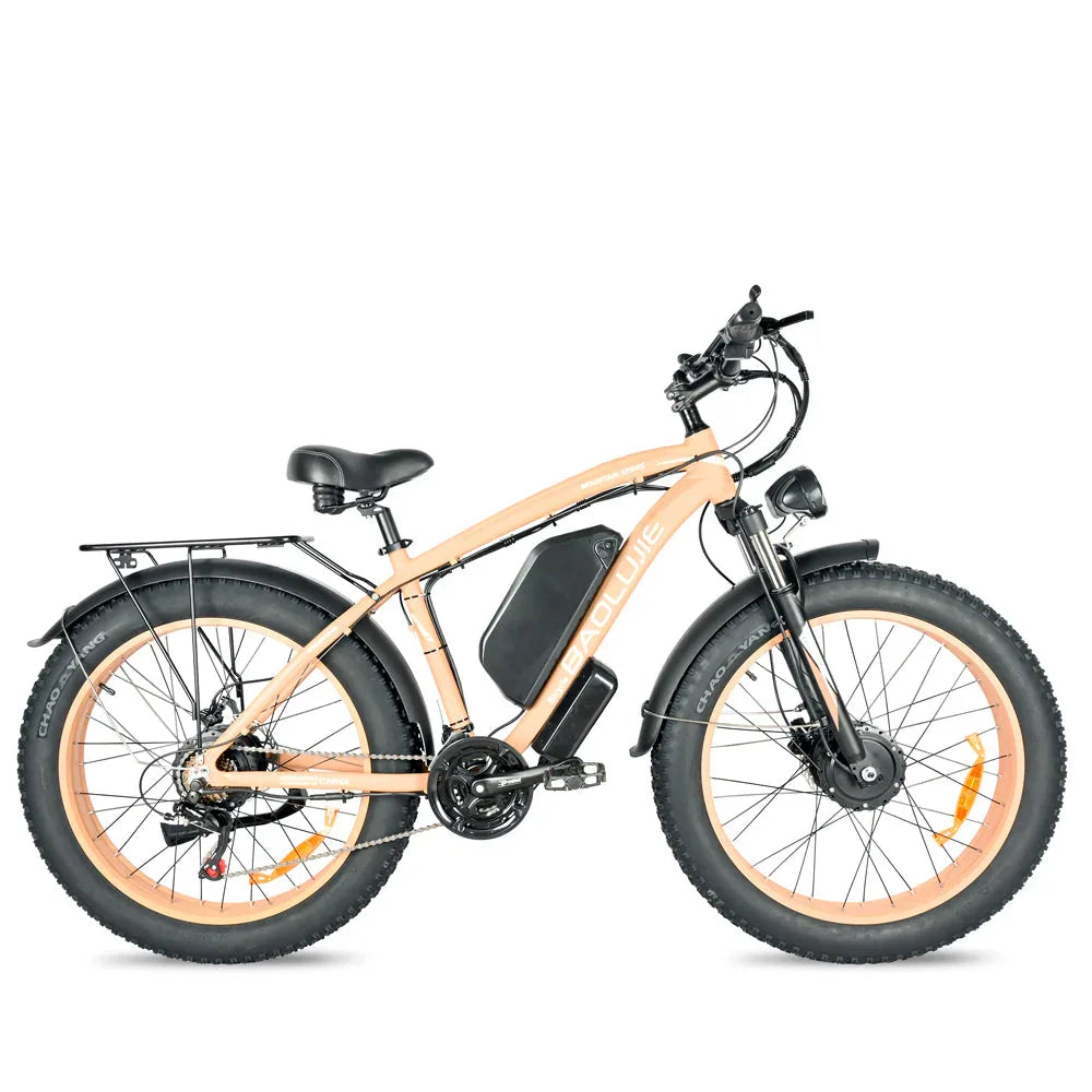 BAOLUJIE DP-2602 Fat Electric Bike 26inch | 48v 2000w Dual motor | Hydraulic Disc Brake | 20Ah lithium battery - Rich Bit eBike