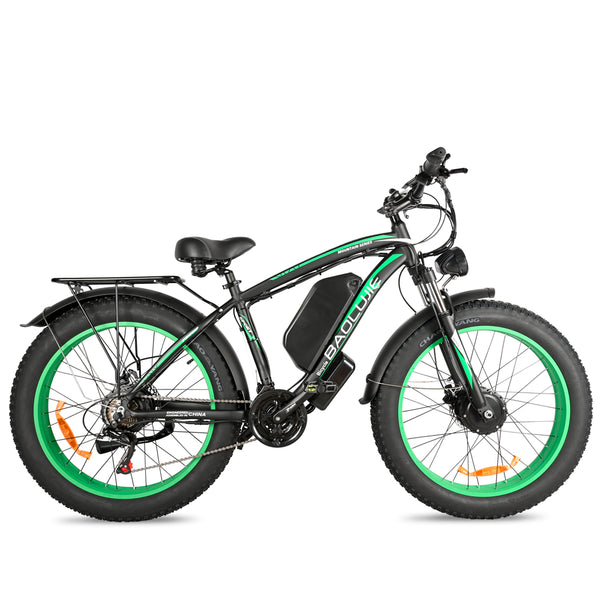 BAOLUJIE DP-2602 Fat Electric Bike 26inch | 48v 2000w Dual motor | Hydraulic Disc Brake | 20Ah lithium battery