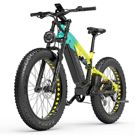 LANKELEISI RV800 Fat Electric Bike 26inch 52KMH | Bafang 1130w peak | ZOOM Disc Brake | 20Ah Samsung battery - Rich Bit eBike