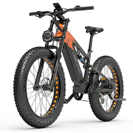LANKELEISI RV800 Fat Electric Bike 26inch 52KMH | Bafang 1130w peak | ZOOM Disc Brake | 20Ah Samsung battery - Rich Bit eBike