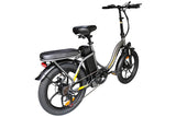 E20 Foldable Electric Bike, 20*3.0" Fat Tire Ebike, 36V 16Ah Li-Battery, Adult Electric Bicycle