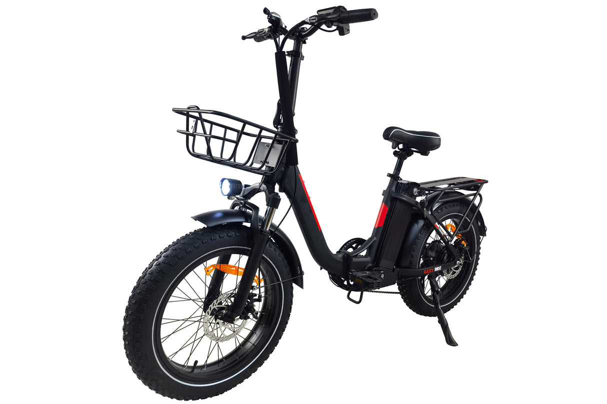 DZ-2030 Foldable Electric Bike, 20*3.0" Commuter Ebike, 48V 13Ah Li-Battery, 75Nm Adult Electric Bicycle