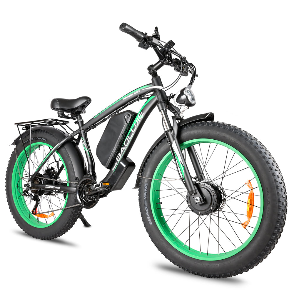 BAOLUJIE DP-2602 Fat Electric Bike 26inch | 48v 2000w Dual motor | Hydraulic Disc Brake | 20Ah lithium battery