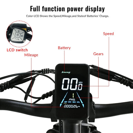 BAOLUJIE DP-2602 Fat Electric Bike 26inch | 48v 2000w Dual motor | Hydraulic Disc Brake | 20Ah lithium battery - Rich Bit eBike