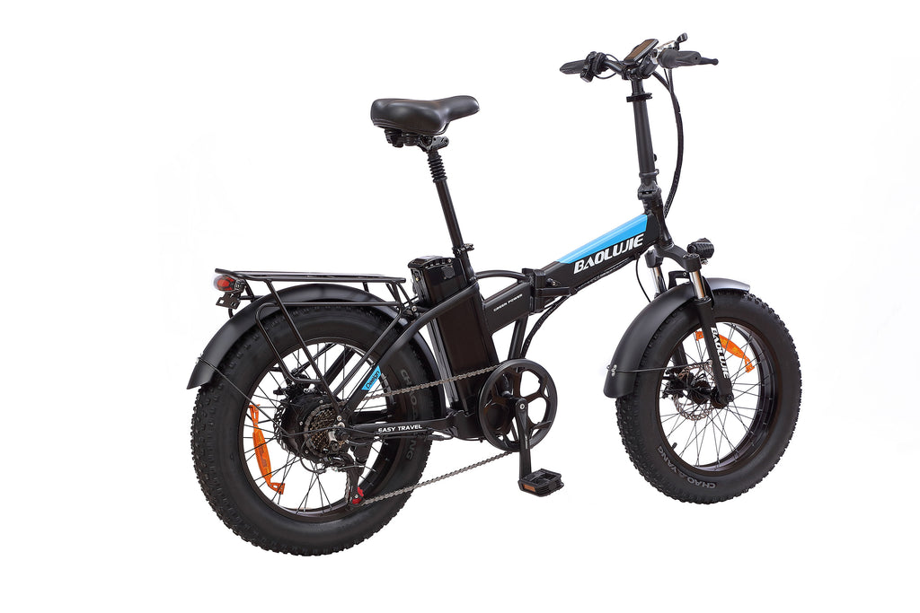 BAOLUJIE 20 *4.0 20Inch Fat Tyre bike 600Wh Motor 48V 12.5Ah Fold Up Electric Cycle Bike Bicycle