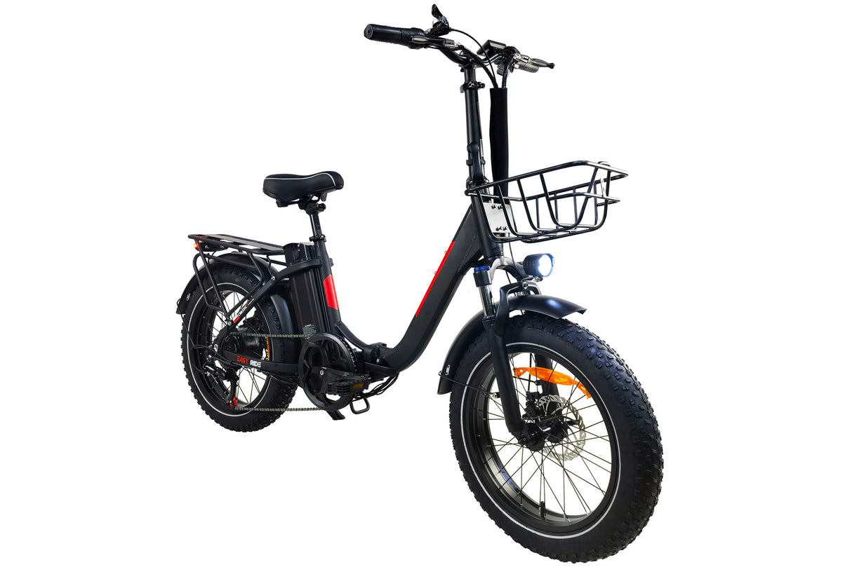 DZ-2030 Foldable Electric Bike, 20*3.0" Commuter Ebike, 48V 13Ah Li-Battery, 75Nm Adult Electric Bicycle