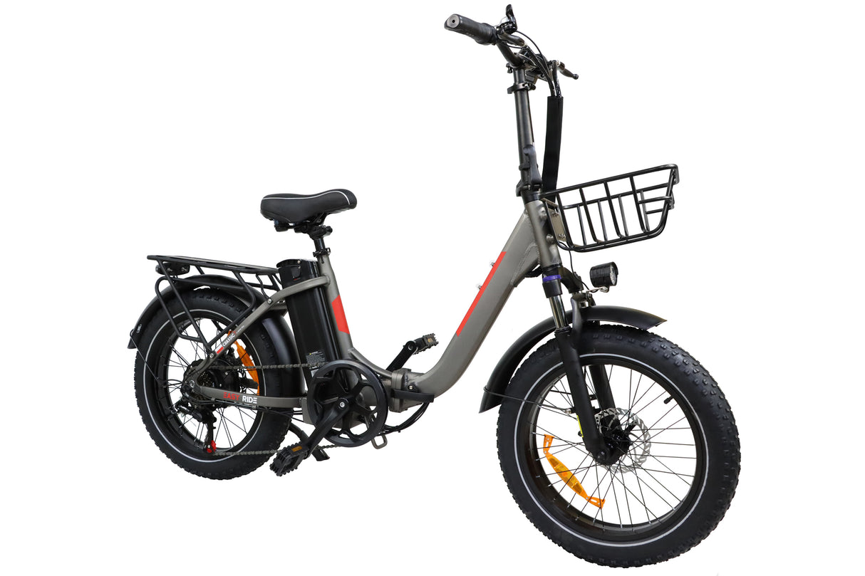 DZ-2030 Foldable Electric Bike, 20*3.0" Commuter Ebike, 48V 13Ah Li-Battery, 75Nm Adult Electric Bicycle