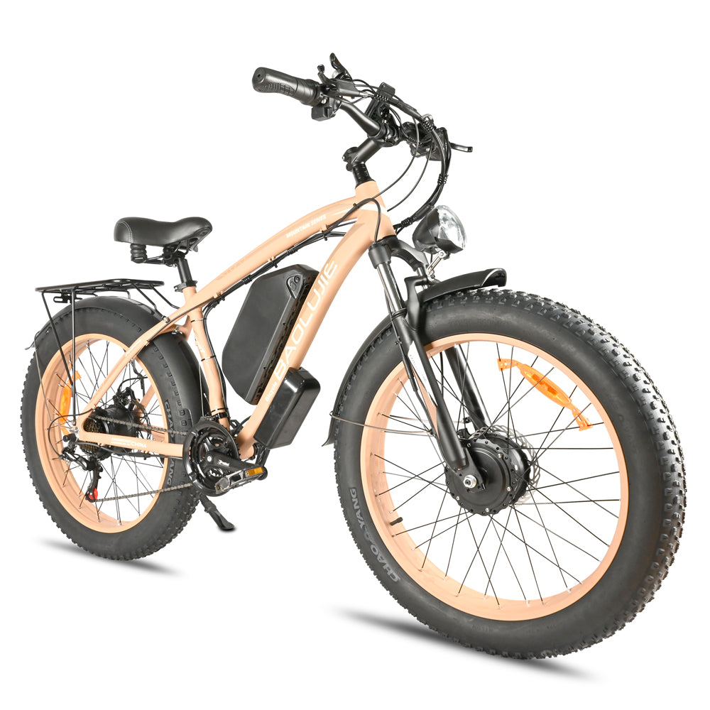 BAOLUJIE DP-2602 Fat Electric Bike 26inch | 48v 2000w Dual motor | Hydraulic Disc Brake | 20Ah lithium battery