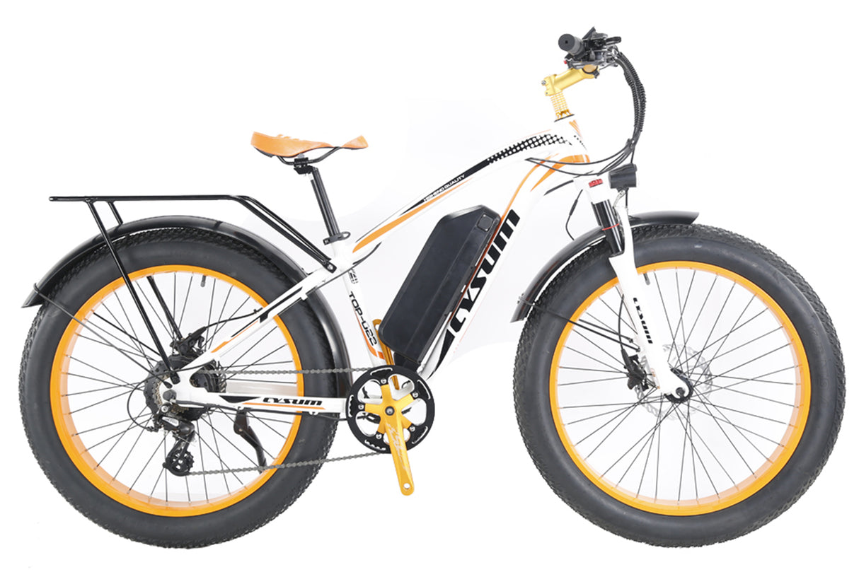 Cyusm Pather 26" Electric Fat Bike 48V 80Nm Motor 20Ah Li-Battery Electric Mountain Bike