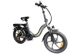 E20 Foldable Electric Bike, 20*3.0" Fat Tire Ebike, 36V 16Ah Li-Battery, Adult Electric Bicycle