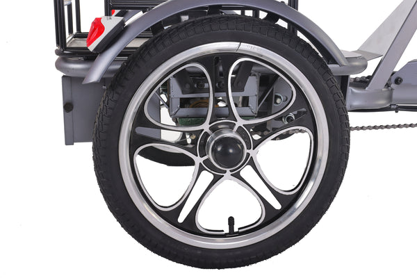 Foldable Electric Tricycle, Three-wheeled Electric Bicycle, 16*1.75