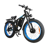 BAOLUJIE DP-2603+ Full Suspension Fat Electric Bike 26inch | 52v 3000w Dual motor | Hydraulic Disc Brake | 32Ah lithium battery