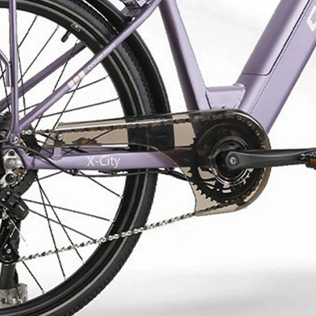 Cysum X-City Electric Bike - 48V 250W Motor, 45Nm Torque, 48V 10.4Ah Lithium Battery, Step-Through Frame, Unisex Design for Commuting - Rich Bit eBike