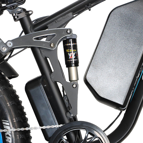 BAOLUJIE DP-2603 Plus 3000W 32Ah 52V Full Suspension Fat Electric Bike Rich Bit eBike