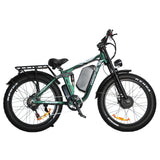 BAOLUJIE DP-2603 Plus 3000W 32Ah 52V Full Suspension Fat Electric Bike Rich Bit eBike
