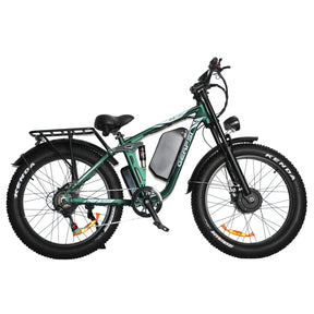 BAOLUJIE DP-2603 Plus 3000W 32Ah 52V Full Suspension Fat Electric Bike Rich Bit eBike