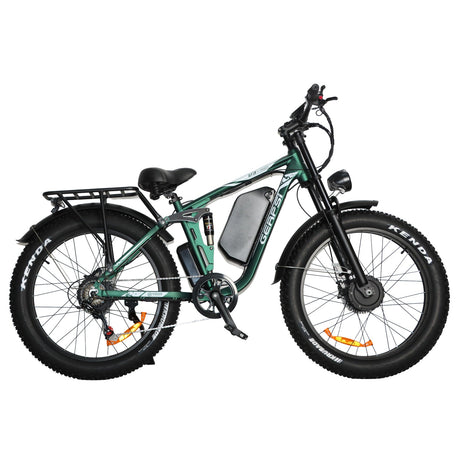 BAOLUJIE DP-2603 Plus 3000W 32Ah 52V Full Suspension Fat Electric Bike Rich Bit eBike
