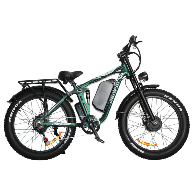 BAOLUJIE DP-2603 Plus 3000W 32Ah 52V Full Suspension Fat Electric Bike Rich Bit eBike