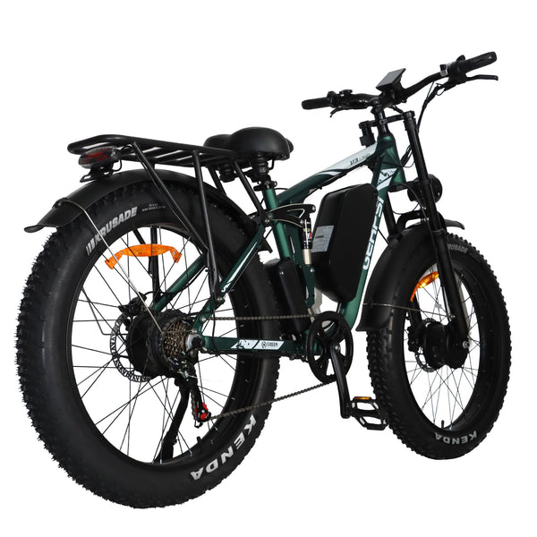 BAOLUJIE DP-2603 Plus 3000W 32Ah 52V Full Suspension Fat Electric Bike Rich Bit eBike