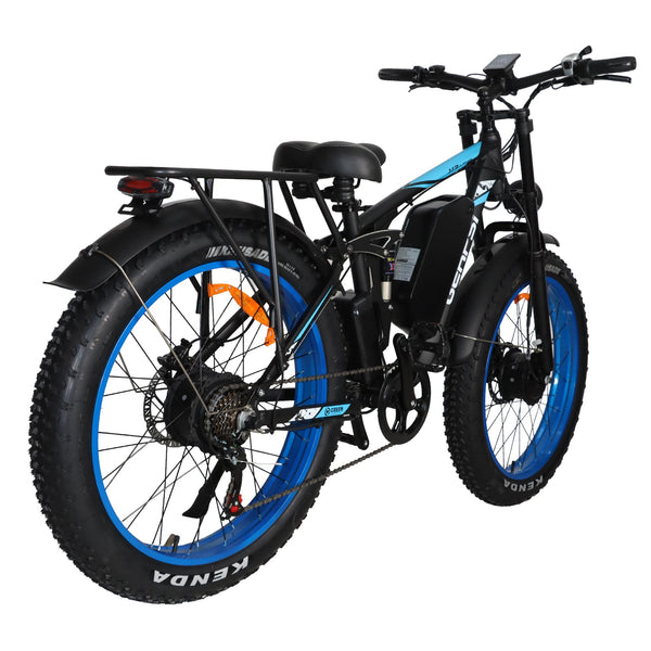 BAOLUJIE DP-2603 Plus 3000W 32Ah 52V Full Suspension Fat Electric Bike Rich Bit eBike