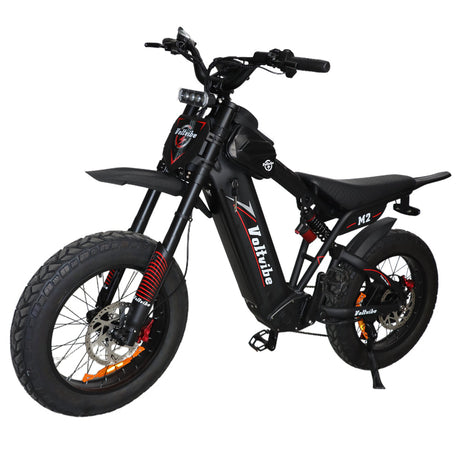 BAOLUJIE M2 2000W 25Ah 60V Overland Moped E Motorbike Rich Bit eBike