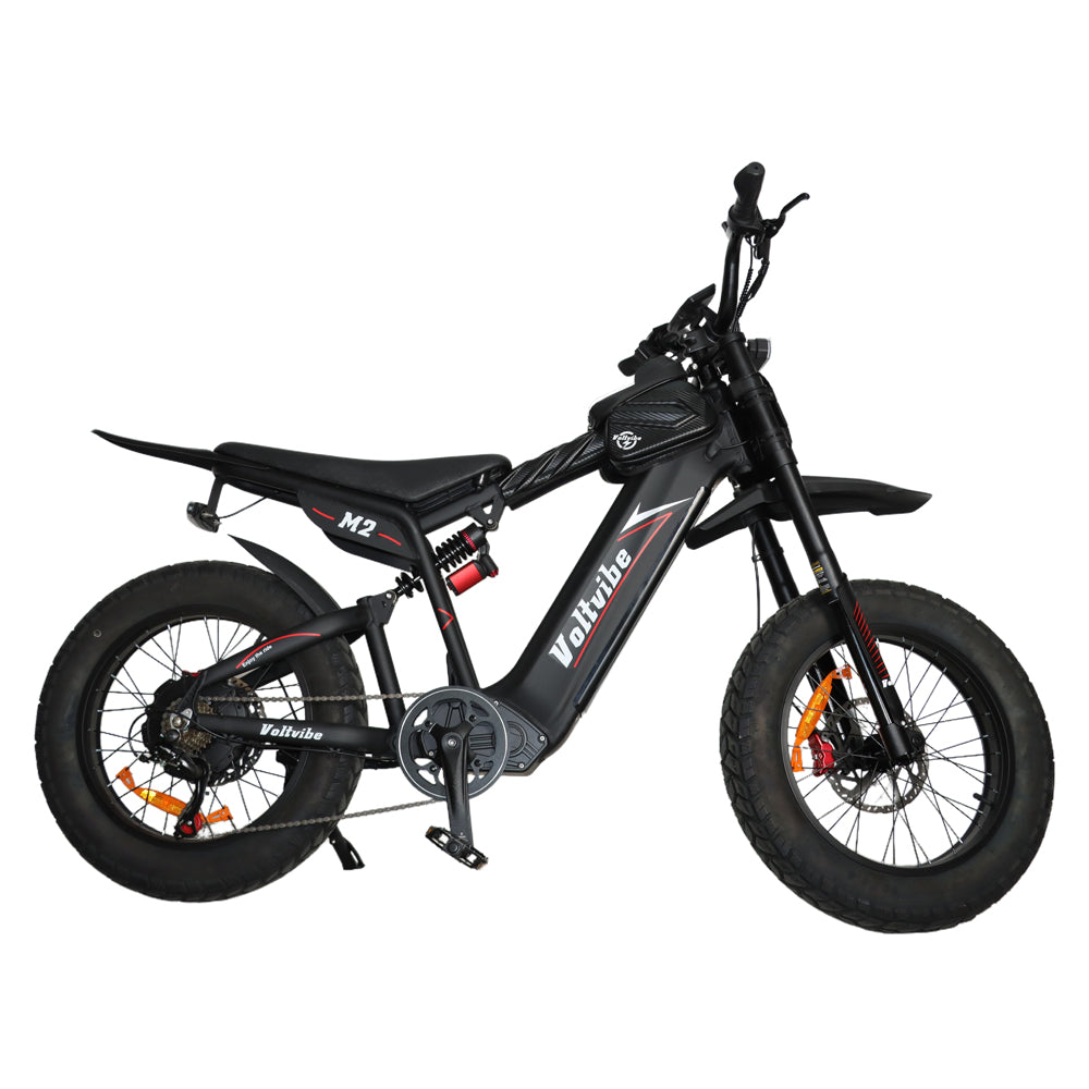 BAOLUJIE M2 2000W 25Ah 60V Overland Moped E Motorbike Rich Bit eBike