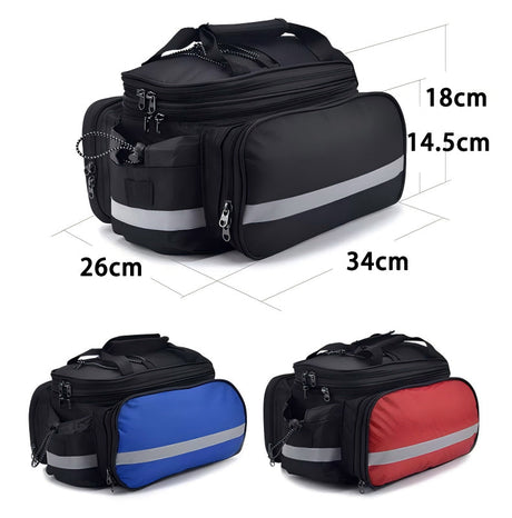 Large Capacity Waterproof Bicycle Pannier Bag Rear Rack Bag RICH BIT EBIKE OFFICIAL STORE