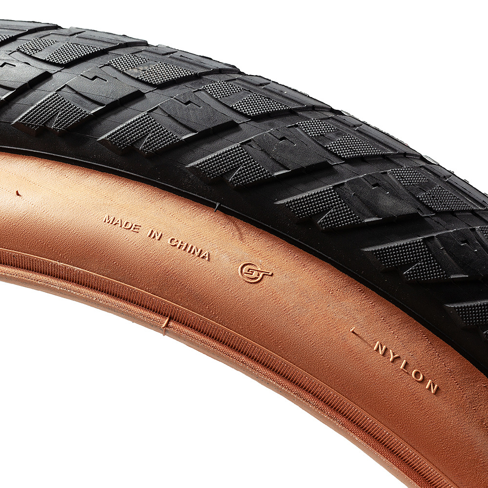 CST Big Boat 26x4.0 Urban Fat Tire – Smooth City Tread & Brown Sidewall (CTC-06) Rich Bit eBike