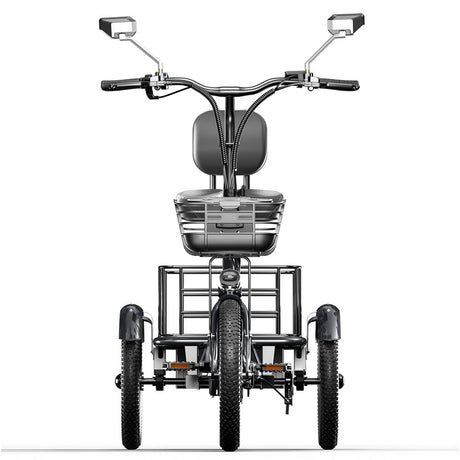CYSUM T1 Pro Foldable Electric Tricycle, Three-wheeled Electric Bicycle, 16*2.3" Integrated wheels, Li-battery 48V 22Ah, Large Capacity Rear Rack Rich Bit eBike