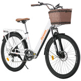 Cityrun 26" City Electric Bike, 40Nm Commuter Bike, 36V 10Ah Li-Battery City eBike
