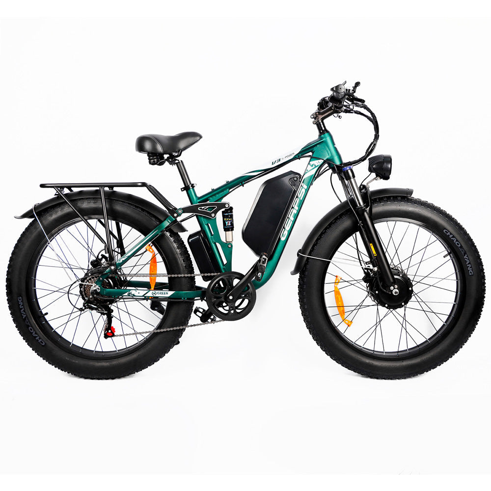 BAOLUJIE DP-2603 Fat Electric Bike 26inch | 52v 3000w Dual motor | Hydraulic Disc Brake | 32Ah lithium battery Rich Bit eBike