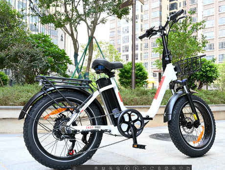 BAOLUJIE DZ-2030 Foldable Fat Electric Bike 20inch | 48v 500w rear hub | Disc Brake | 13Ah lithium battery - Rich Bit eBike