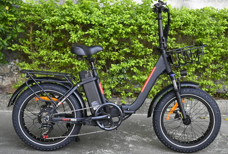 BAOLUJIE DZ-2030 Foldable Fat Electric Bike 20inch | 48v 500w rear hub | Disc Brake | 13Ah lithium battery - Rich Bit eBike