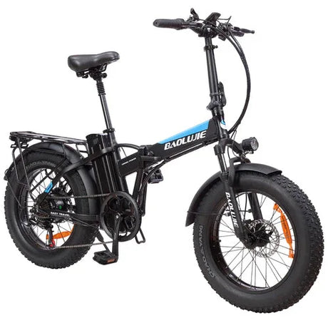 BAOLUJIE DZ-2002 Foldable Fat Electric Bike 20inch | 48v 500w rear hub | Disc Brake | 13Ah lithium battery - Rich Bit eBike