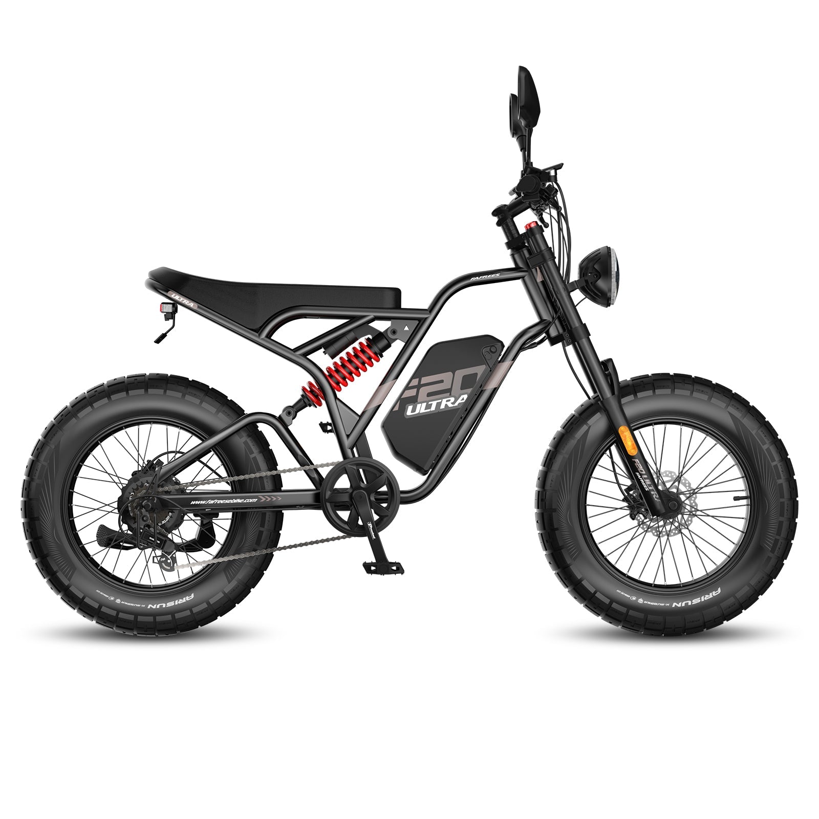 Fafrees F20 Ultra 1200W Peak 25Ah LG 20" 5.0 Fat Moto-Style E-Bike Rich Bit eBike