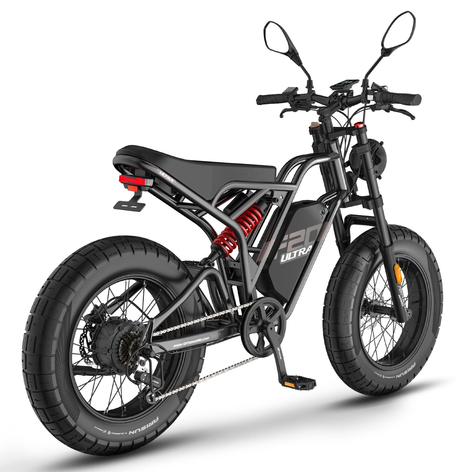 Fafrees F20 Ultra 1200W Peak 25Ah LG 20" 5.0 Fat Moto-Style E-Bike Rich Bit eBike