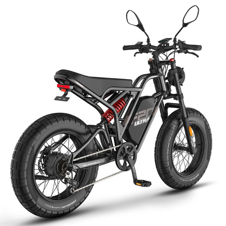 Fafrees F20 Ultra 1200W Peak 25Ah LG 20" 5.0 Fat Moto-Style E-Bike Rich Bit eBike