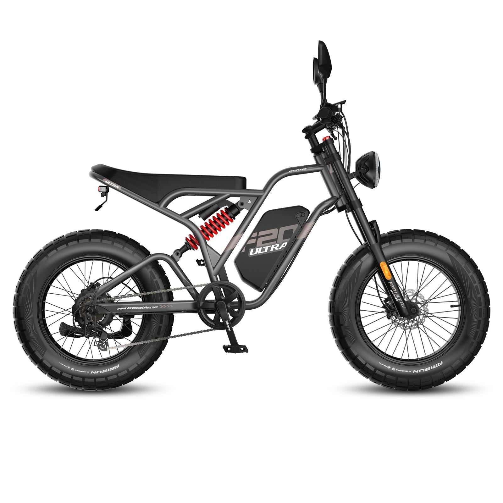Fafrees F20 Ultra 1200W Peak 25Ah LG 20" 5.0 Fat Moto-Style E-Bike Rich Bit eBike