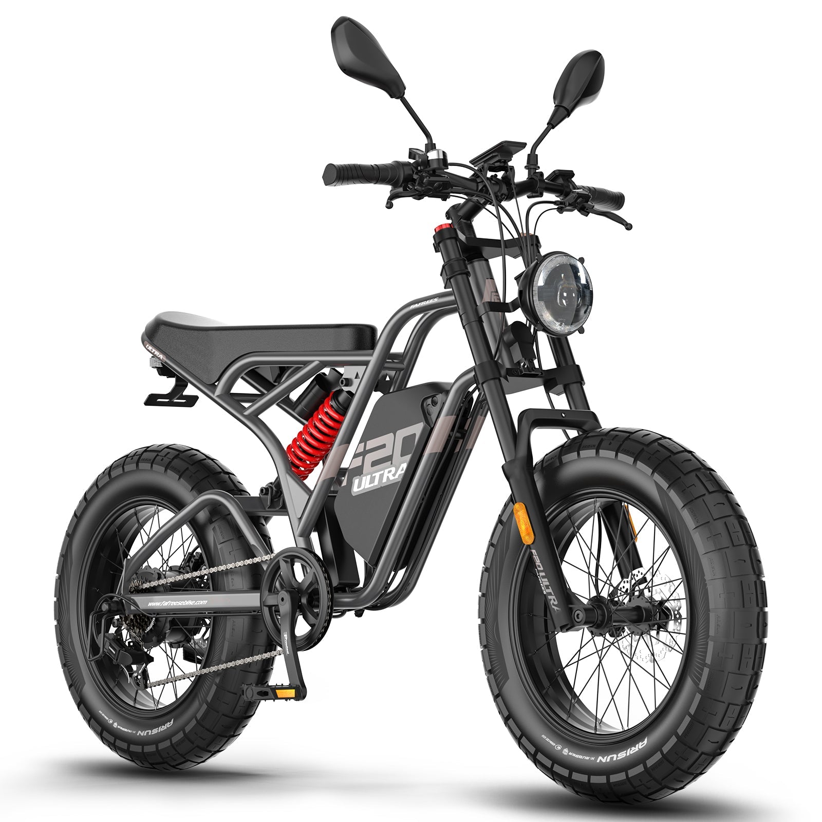 Fafrees F20 Ultra 1200W Peak 25Ah LG 20" 5.0 Fat Moto-Style E-Bike Rich Bit eBike