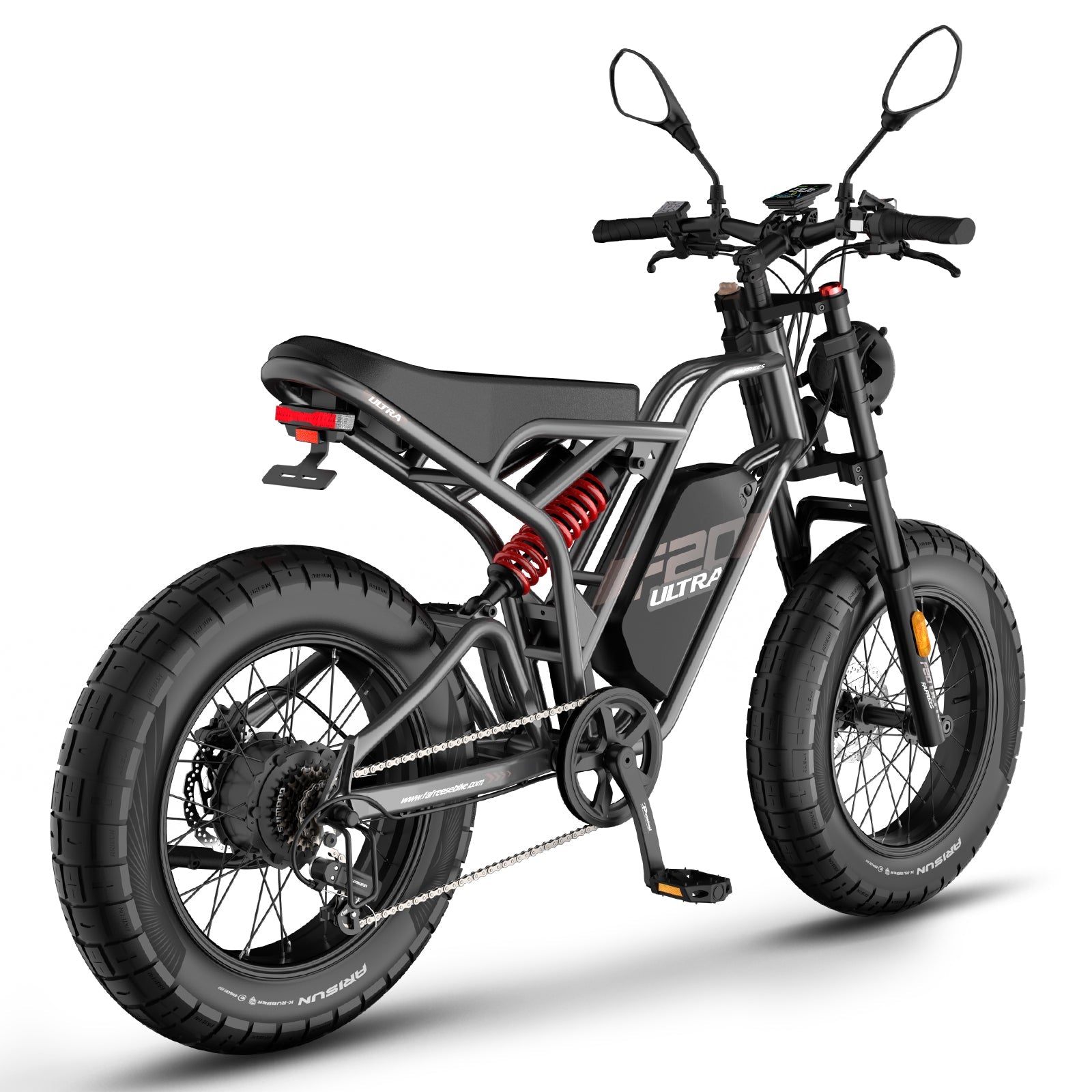 Fafrees F20 Ultra 1200W Peak 25Ah LG 20" 5.0 Fat Moto-Style E-Bike Rich Bit eBike