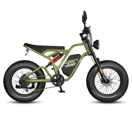 Fafrees F20 Ultra 1200W Peak 25Ah LG 20" 5.0 Fat Moto-Style E-Bike Rich Bit eBike