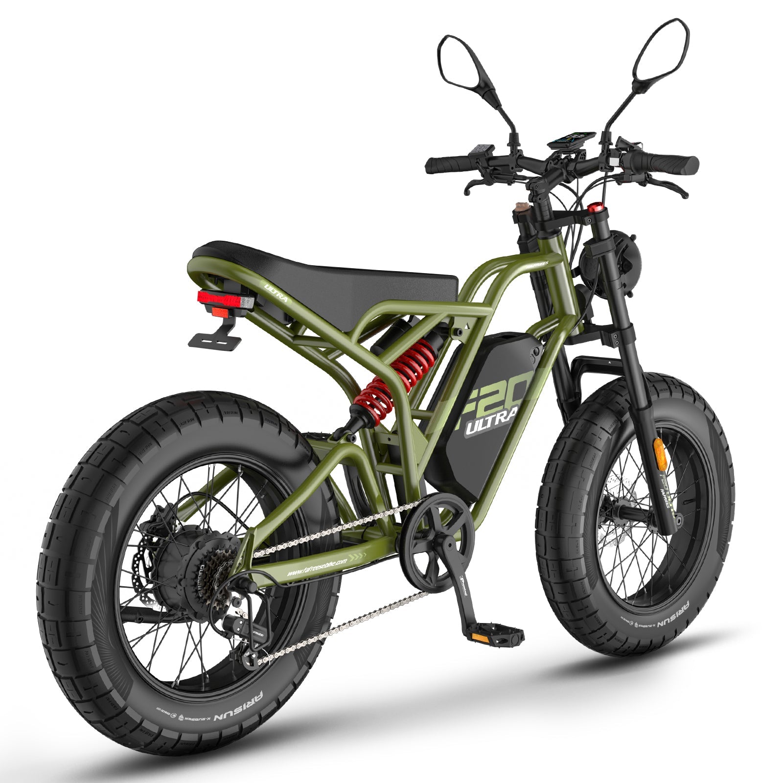 Fafrees F20 Ultra 1200W Peak 25Ah LG 20" 5.0 Fat Moto-Style E-Bike Rich Bit eBike