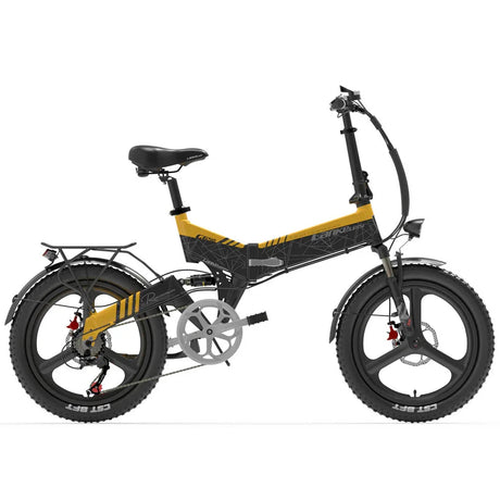 LANKELEISI G650 Foldable e Bike 20inch 35KMH | 48v 500w | Hydraulic Disc Brake | 12.8Ah hidden battery - Rich Bit eBike