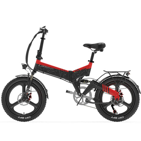 LANKELEISI G650 Foldable e Bike 20inch 35KMH | 48v 500w | Hydraulic Disc Brake | 12.8Ah hidden battery - Rich Bit eBike