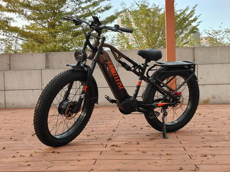 LANKELEISI MG800 Max Fat e Bike 26inch 48KMH | 48v 2000w dual motor | Hydraulic Disc Brake | Samsung 20Ah portable battery - Rich Bit eBike