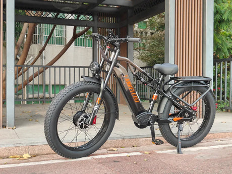 LANKELEISI MG800 Max Fat e Bike 26inch 48KMH | 48v 2000w dual motor | Hydraulic Disc Brake | Samsung 20Ah portable battery - Rich Bit eBike