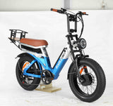 BAOLUJIE DP-2033 Fat Electric Bike 20inch | 48v 2000w dual motor | Hydraulic Disc Brake | 30Ah dual battery