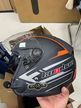 Smart Bluetooth Helmet Double Lenses All-Season Universal Motorcycle Sun Protection Half Helmet Safety Cap For Electric Bicycle Rich Bit eBike