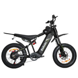 BAOLUJIE M2 Full Suspension Fat E-Bike 20x4.0 inch 65KMH | 60v 2000w | Hydraulic Disc Brake | 25Ah power battery